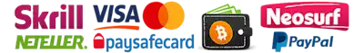 Supported deposit and withdrawal methods